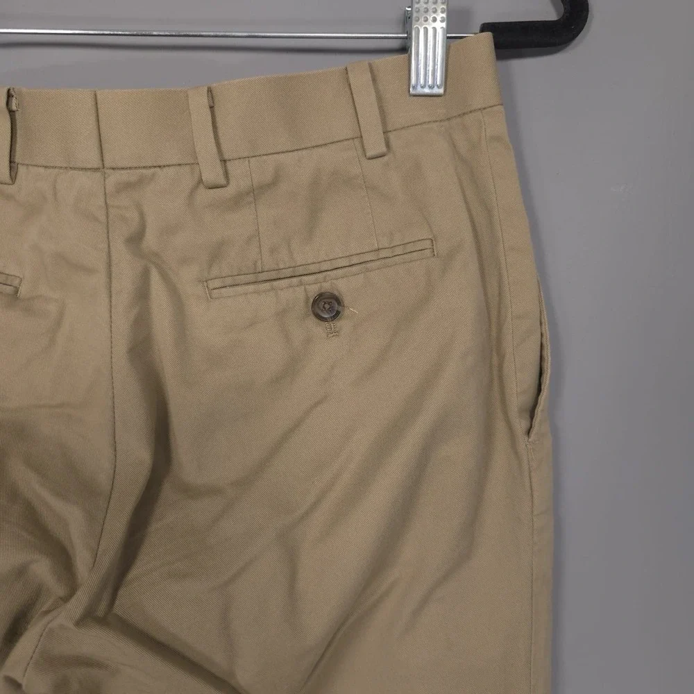 INDOCHINO Men's‎ Pants Size 28x28 SOHO 44 Cotton Slacks Trousers Tan Khaki